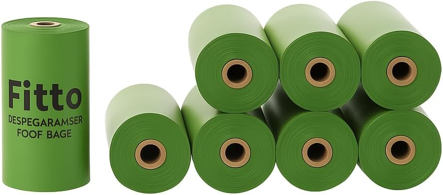96 Pieces Biodegradable Dog Poop Bags (Eco-Friendly Green Waste Bags – Pack of 8)