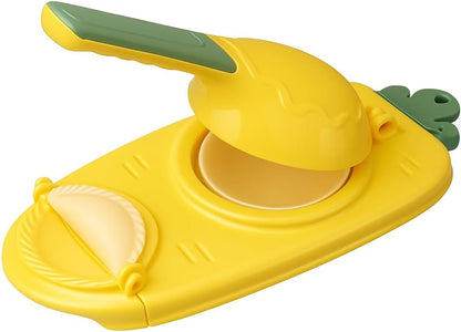2-in-1 Dumpling Maker - Easy DIY Dumpling & Ravioli Maker with Press Mould and Stuffing Spoon, Quick & Simple Dumpling Press Tool for Homemade Dumplings, Empanadas, Ravioli, Pastries & More