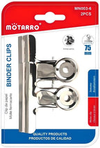 120 Pieces Binder Clip 2 Packs (75mm – Large Paper Clamps for Office and Home Organization)