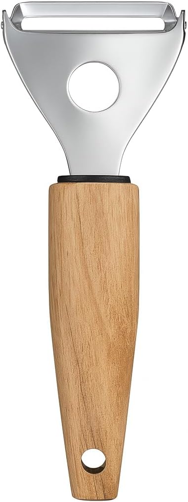 Stainless Steel Peeler with Acacia Wood Handle – Ergonomic, Durable, and Perfect for Everyday Peeling Tasks