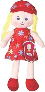 FITTO 40CM Plush Doll – Lightweight and Adorable Stuffed Toy for Kids, Ultra-Soft Material, Fashionable Design, Perfect for Snuggling, Playtime, Room Décor, and as a Thoughtful Gift