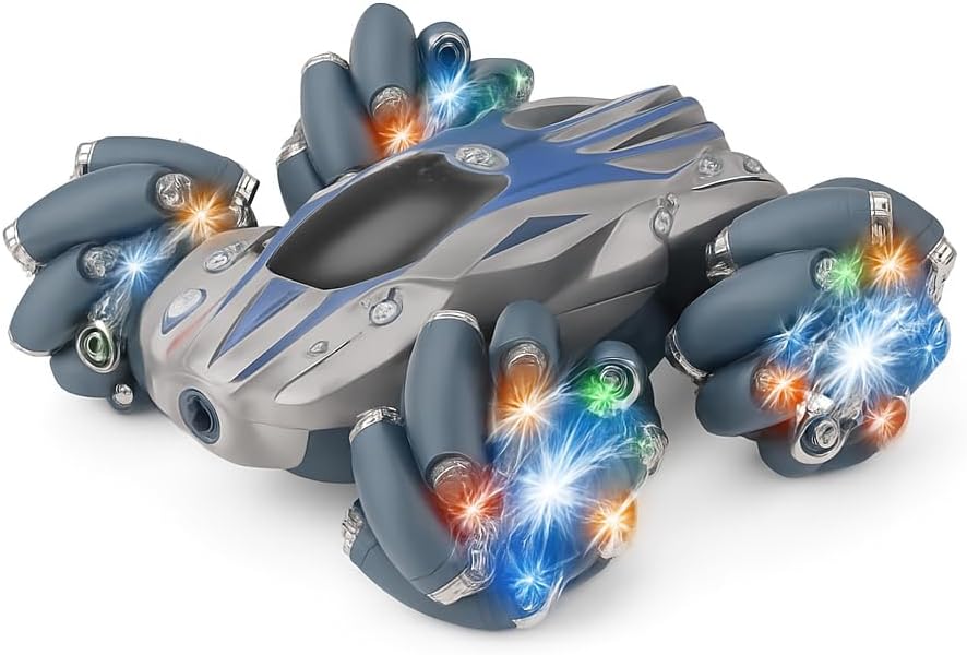 Rechargeable Remote Control Racing Stunt Car with Joystick Controller - High-Speed Performance & 360° Spins