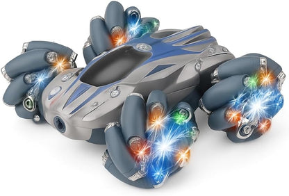 Rechargeable Remote Control Racing Stunt Car with Joystick Controller - High-Speed Performance & 360° Spins