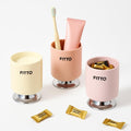 144 Pieces Ceramic Mouthwash Cup - Light Pink,s