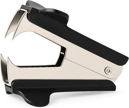Staple Remover, Stainless Steel with Black Handle – Durable, Ergonomic Grip, Heavy Duty Staple Extractor, Ideal for Office, School, and Home Use