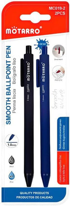 144 Pieces 2 Pieces (1.0mm Smooth Ball Point Pens – 14.5cm – Assorted Colors)