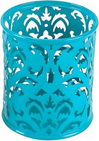 144 Pieces Pen Holder Round Shapeds (8x9cm Sky Blue Desktop Organizer)