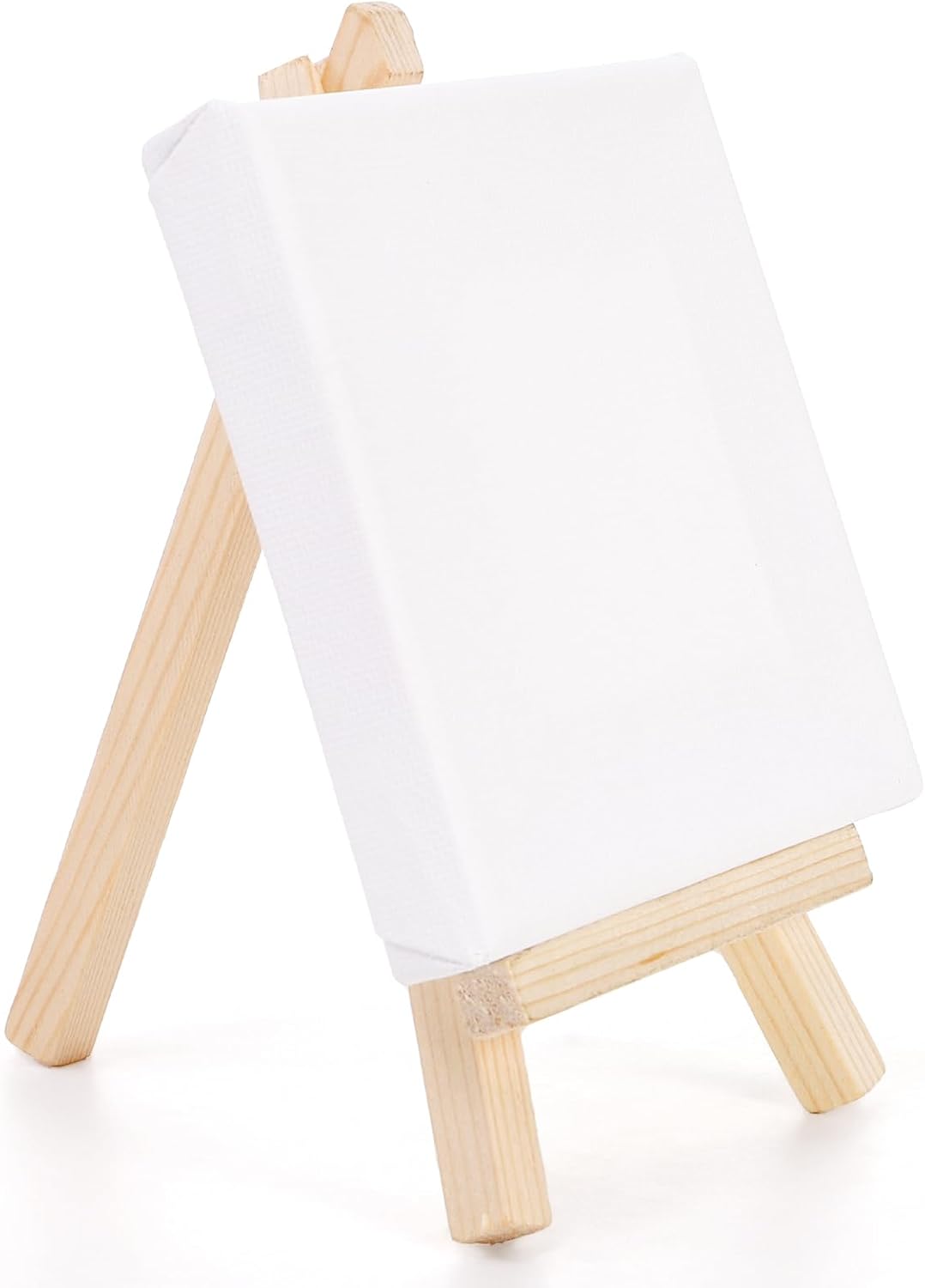 96 Pieces Canvas with Stand (30cm x 25cm for Painting – Art Display – Easel Canvas Board)