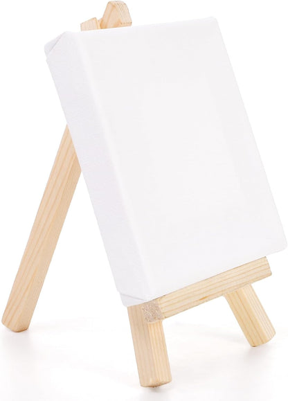Canvas with Stand 30cm x 25cm for Painting, Art Display, Easel Canvas Board