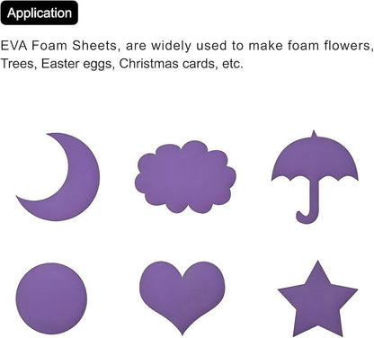 EVA Sponge 60CM x 40CM Purple, Multipurpose Foam Pad for Home, Gym, and Crafts