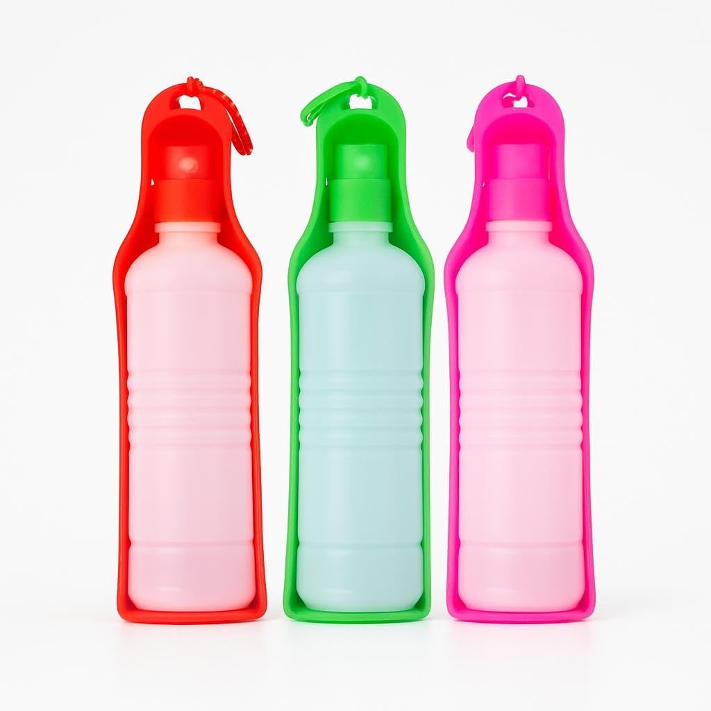 96 Pieces Dog Water Bottles (Portable & Leakproof – Pack of 3 – Assorted Colors)
