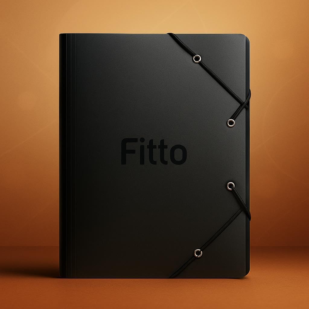 96 Pieces Card Board Folders for A4 Sheets - (34x26cm – Black Office Document Storage)