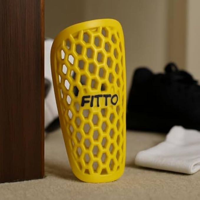 96 Pieces Yellow Shin Guards for Soccer - Lightweight and Durable Protection