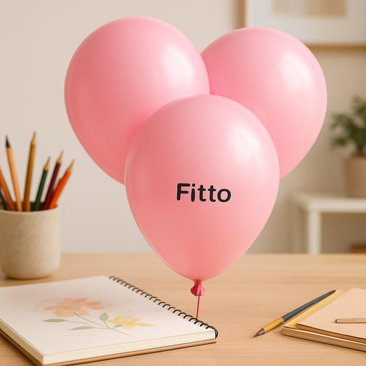 Latex Party Standard Balloons 100 Pcs, 12 Inch Pink Latex Balloons for Weddings, Birthdays & Special Occasions, Party Decorations