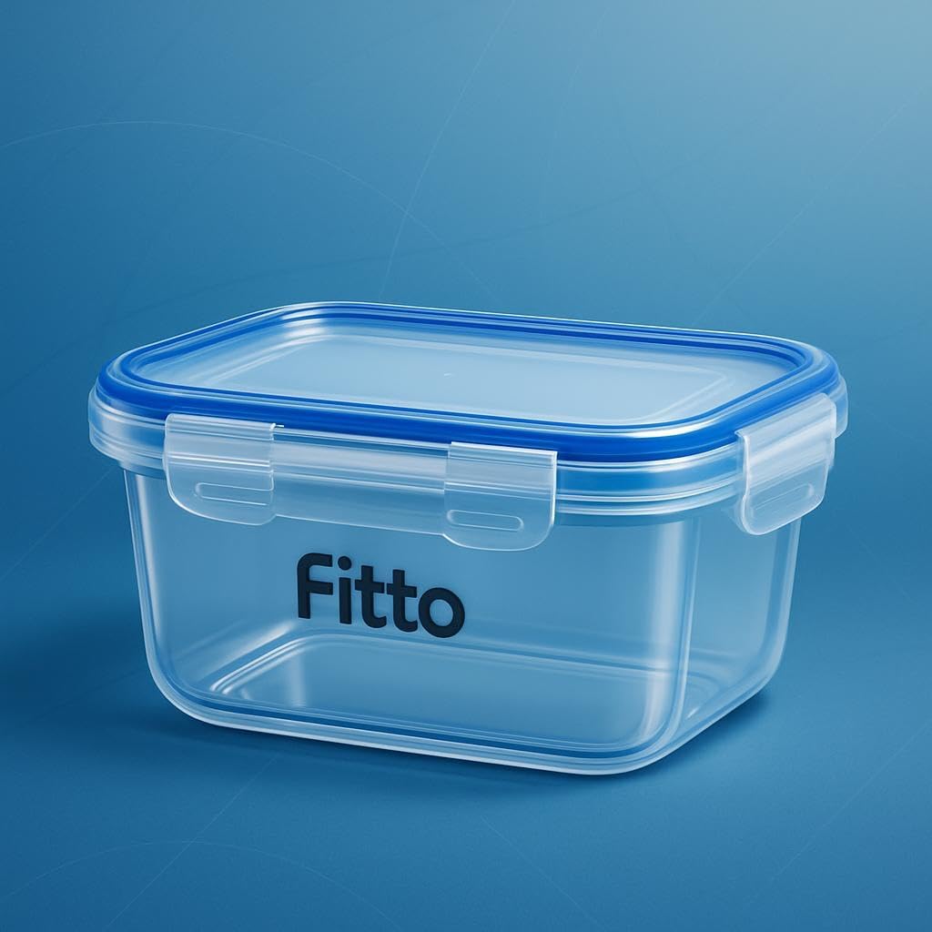 96 Pieces 800 ml Airtight Plastic Food Containers (Durable Kitchen Storage Solution – Microwave – Freezer – and Dishwasher Safe)