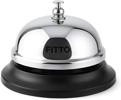85mm Metallic Office Bell, 8.5x6cm Desk Ring Bell for Office & School