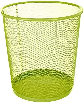 96 Pieces Round Paper Bins (23.5x19x26cm for Office & Home Waste Disposal)