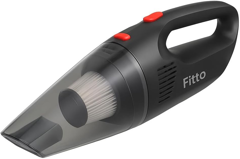 72 Pieces Cordless Car Vacuum Cleaner - High Powers (Low Noise – Handheld – Portable – Battery Powered – Black)
