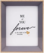 96 Pieces Brown Wooden Photo Frames with Gray Border (6x8 Inch for Home Decor)