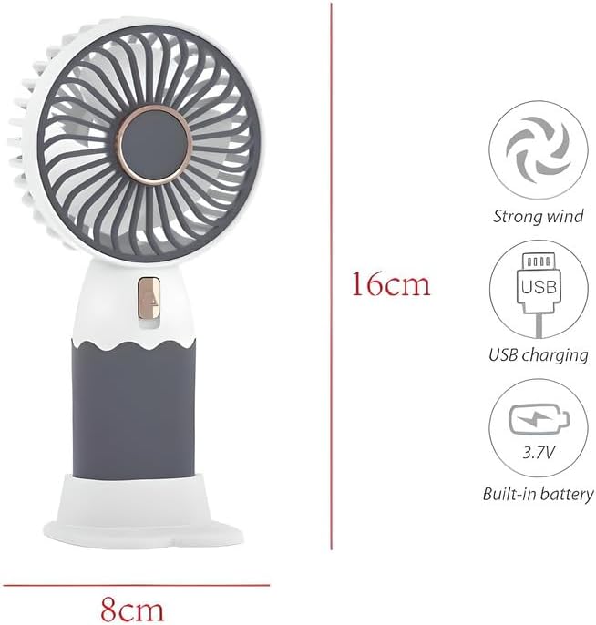 96 Pieces Portable Hand Fan Assorted Colors (Compact USB Rechargeable Mini Fan for Travel – Office – Home)