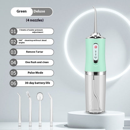 Eco-Friendly Portable Water Flosser for Sustainable Oral Care