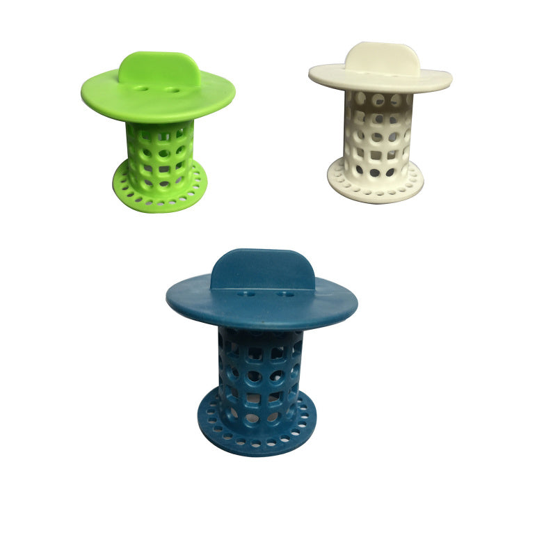 Eco-Friendly Drain Hair Catcher - Reusable Silicone Sewer Filter for Clog Prevention