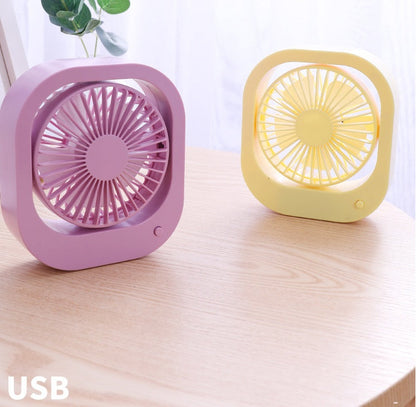 Compact Energy-Efficient Desk Fan for Improved Air Circulation
