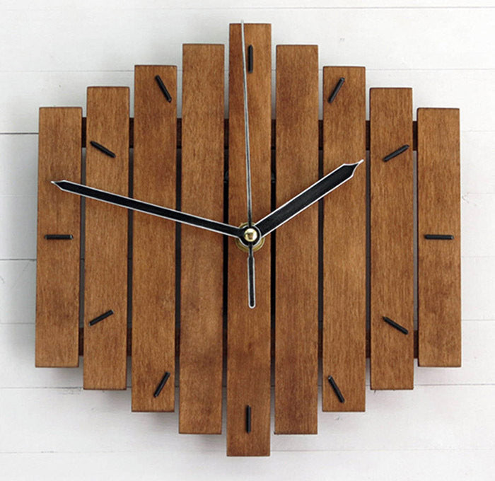 Eco-Friendly Natural Wood Analog Wall Clock