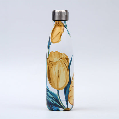Insulated Stainless Steel Water Bottle - Eco-Friendly, Reusable, 500ml