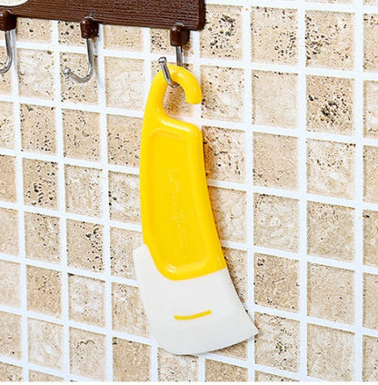Eco-Friendly Kitchen Scraper Tool - Durable Silicone Cleaning Aid