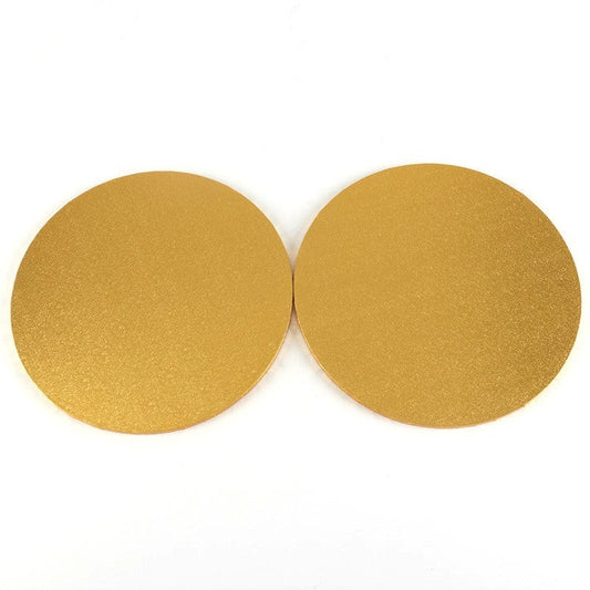 Gold Circular Eco-Friendly Coasters
