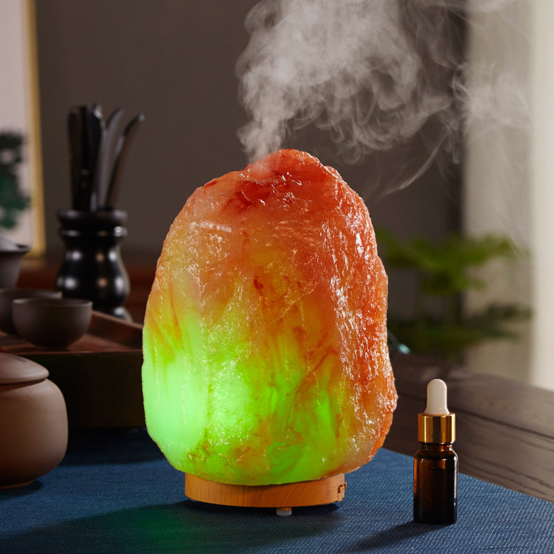 Himalayan Salt Lamp Diffuser - Aromatherapy & Ambient Lighting