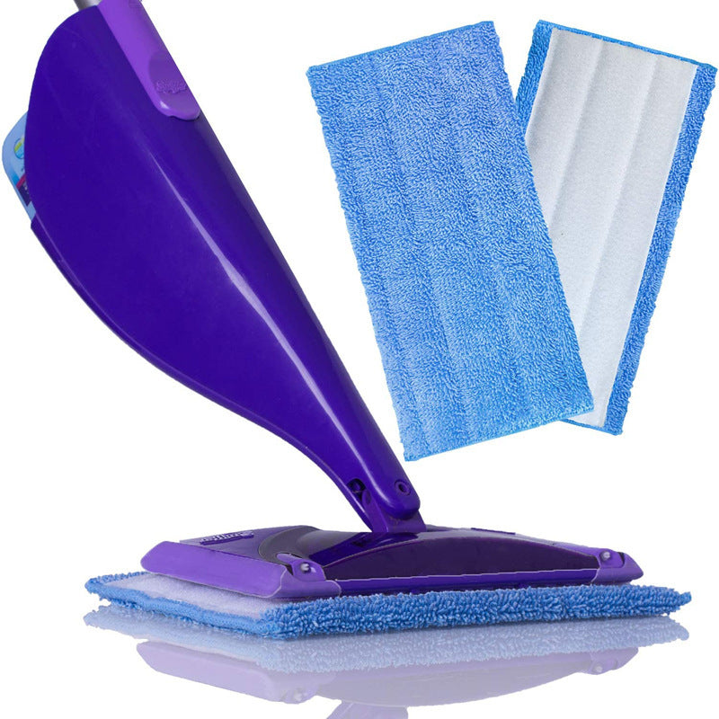 Eco-Friendly Reusable Microfiber Cleaning Pads - Blue Rectangular