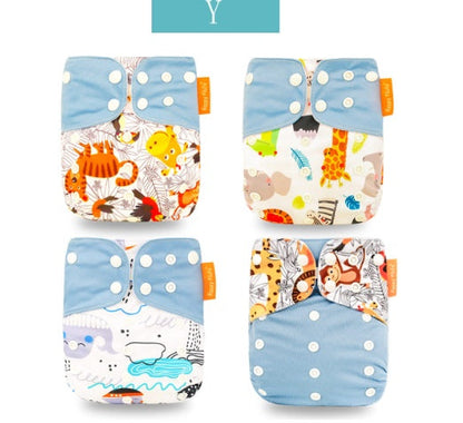 Eco-Friendly Reusable Cloth Diapers - Sustainable, Adjustable, and Gentle on Baby's Skin