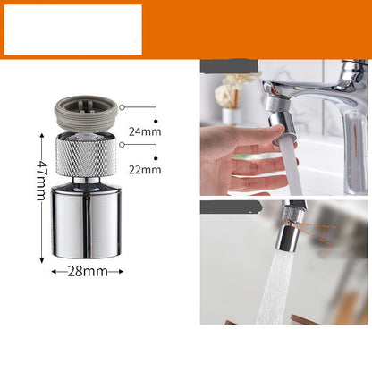 Water-Saving Silver Faucet Aerator - Eco-Friendly, Durable, Cylindrical Design