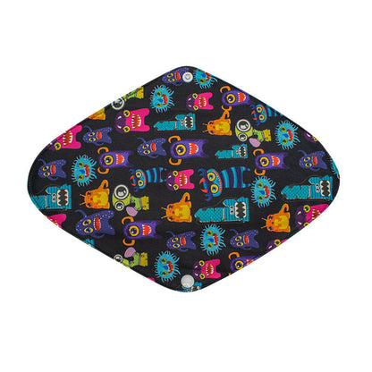 Eco-Friendly Reusable Cloth Menstrual Pads - Multicolored Patterns