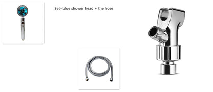 Water-Saving Handheld Shower Head with 360° Rotation and Adjustable Angles