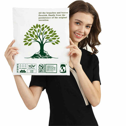 Eco-Friendly Compostable Mailer - Green, Biodegradable Shipping Solution