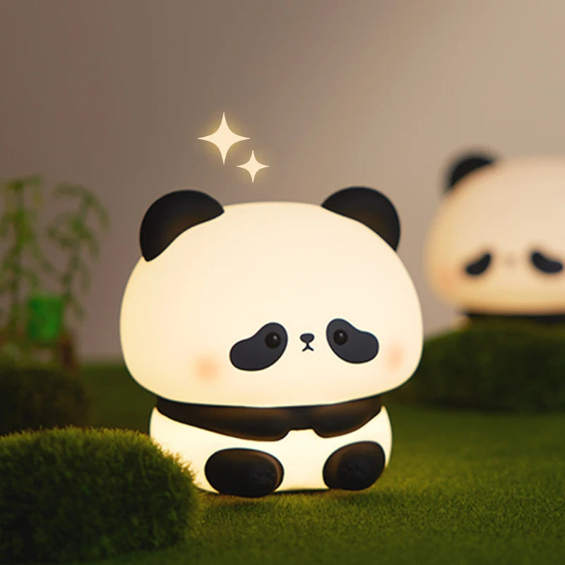 Eco-Friendly Panda Night Light - Portable LED for Kids