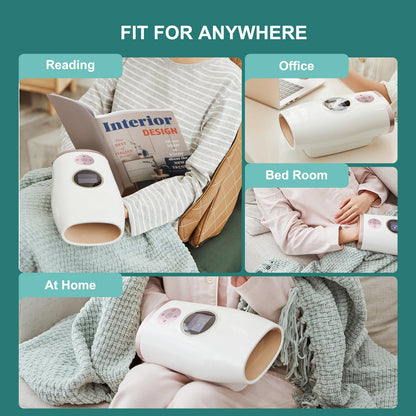 Rechargeable Ergonomic Hand Massager for Stress Relief and Wellness