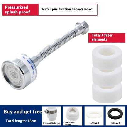 Water-Saving Filter Shower Head for Healthier Skin and Hair