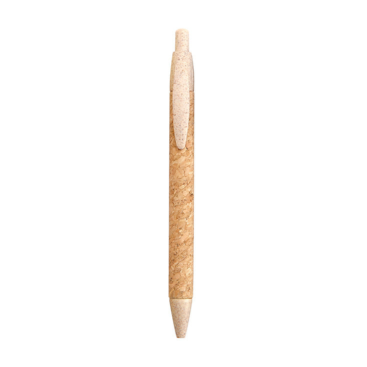 Eco-Friendly Pastel Cork Pens - Sustainable Stationery for Zero-Waste Living