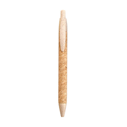 Eco-Friendly Pastel Cork Pens - Sustainable Stationery for Zero-Waste Living