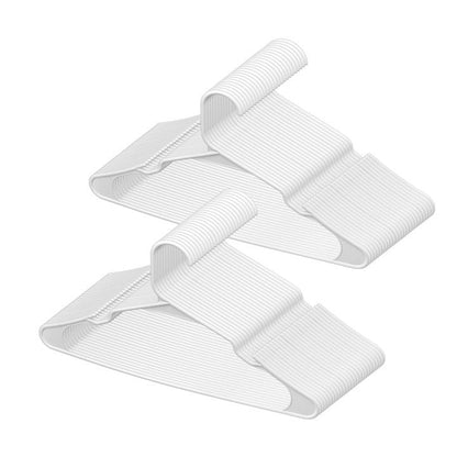 Anti-Slip Durable White Clothes Hangers for Sustainable Living