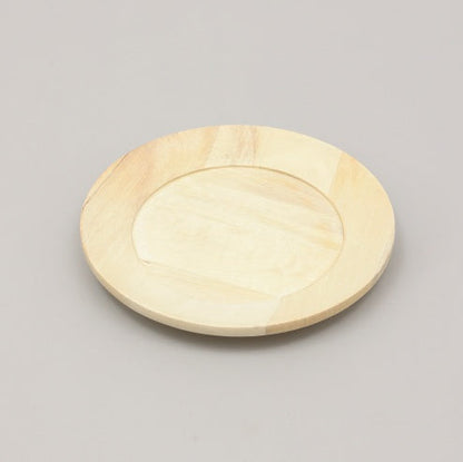 Eco-Friendly Round Wooden Soap Dish - Sustainable Bathroom Accessory