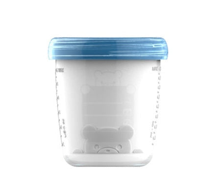 Eco-Friendly Reusable Food Storage Containers - Clear Cylindrical BPA-Free