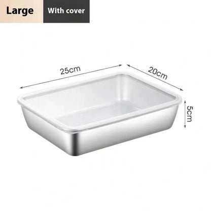 Eco-Friendly Stainless Steel Food Containers - Durable & Reusable
