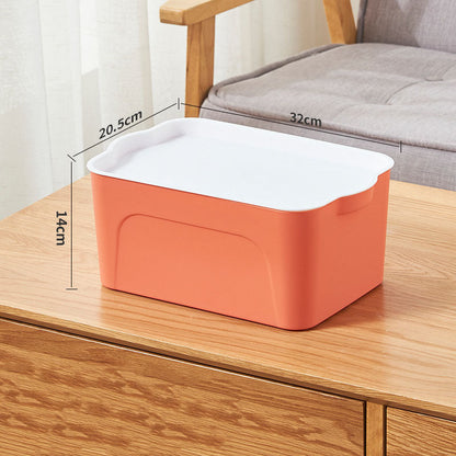 Stackable Rectangular Storage Bins - Space-Saving, Durable, Multi-Use