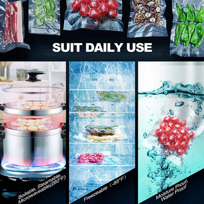 Eco-Friendly Reusable Vacuum Sealer Bags for Sustainable Food Storage