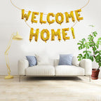 120 Pieces 40cm Welcome Home Letter Balloons (Gold Alphabet Foil Mylar for Welcome Party – Home & Event Decoration – UAE)